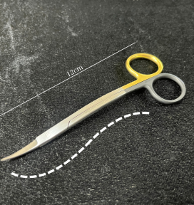 KÉO PHẪU THUẬT NÂNG MŨI HÌNH CHỮ S 12CM 