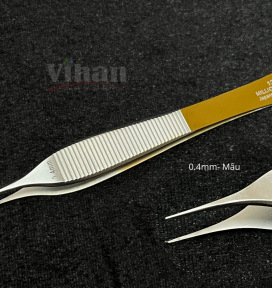  Nhíp Nỉa phẫu thuật Adson có mấu 0.4mm x 12.5cm