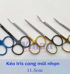 Kéo Iris cong mũi nhọn 11.5cm