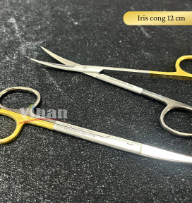KÉO PHẪU THUẬT IRIS CONG 12CM