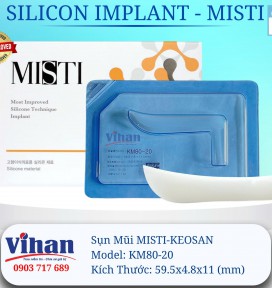 VẬT LIỆU CẤY GHÉP MŨI MISTI KEOSAN KM80-20