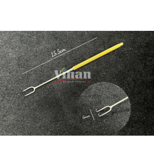 MÓC ĐÔI NHỌN CÁN VÀNG 6MM