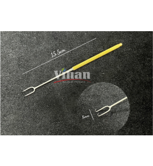 MÓC ĐÔI NHỌN CÁN VÀNG 8MM