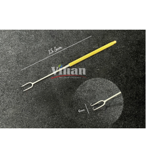 MÓC ĐÔI NHỌN CÁN VÀNG 4MM