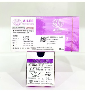 Chỉ phẫu thuật tự tiêu Surgifit (PGA) Hãng AILEE Korea