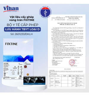 VẬT LIỆU CẤY GHÉP VÙNG TRÁN FIXTINE - HÀN QUỐC