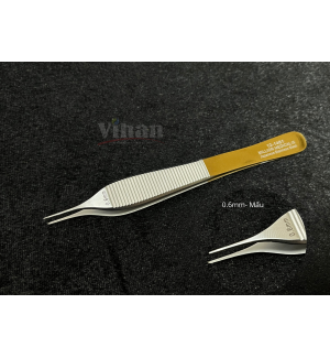  Nhíp Nỉa phẫu thuật Adson có mấu 0.6mm x 12.5cm