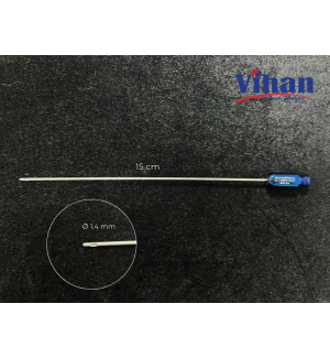 CÂY CẤY MỠ ĐẦU TÙ TRÒN 1.4MM x 15CM