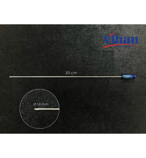 CÂY CẤY MỠ ĐẦU TÙ TRÒN 1.8MM x 20CM
