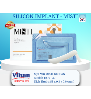 VẬT LIỆU CẤY GHÉP MŨI MISTI KEOSAN TB70-20