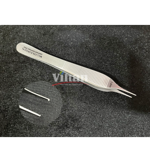 Nhíp Nỉa Adson có mấu 0.8x12.5cm