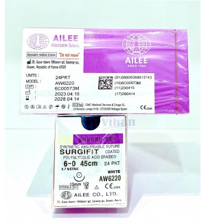 Chỉ phẫu thuật tự tiêu Surgifit (PGA) Hãng AILEE Korea