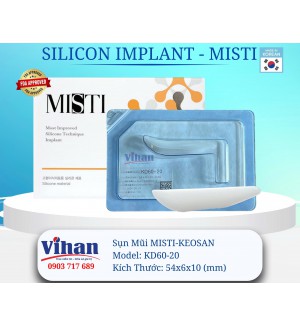 VẬT LIỆU CẤY GHÉP MŨI MISTI KEOSAN KD60-20
