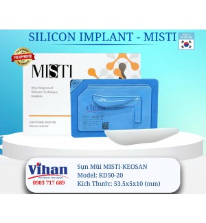 VẬT LIỆU CẤY GHÉP MŨI MISTI KEOSAN KD50-20