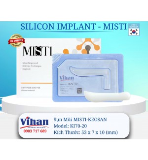 VẬT LIỆU CẤY GHÉP MŨI MISTI KEOSAN KI70-20