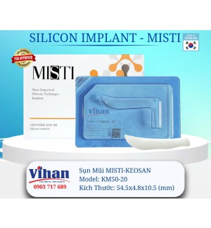 VẬT LIỆU CẤY GHÉP MŨI MISTI KEOSAN KM50-20