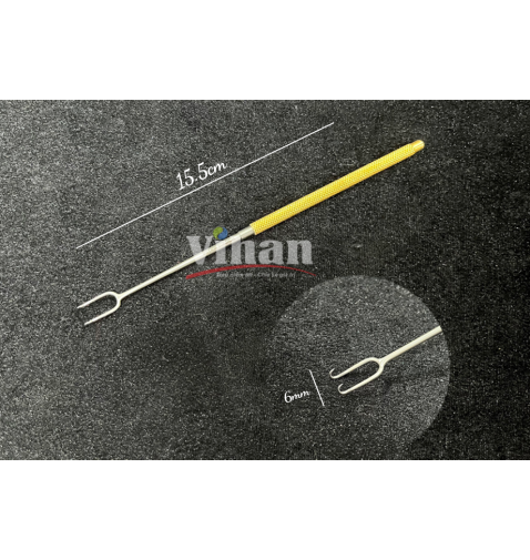 MÓC ĐÔI NHỌN CÁN VÀNG 6MM