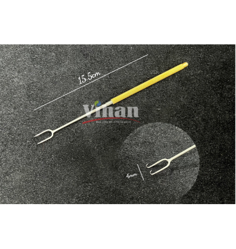MÓC ĐÔI NHỌN CÁN VÀNG 4MM