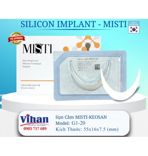 VẬT LIỆU CẤY GHÉP DÙNG TRONG VÙNG CẰM MISTI KEOSAN G1-20