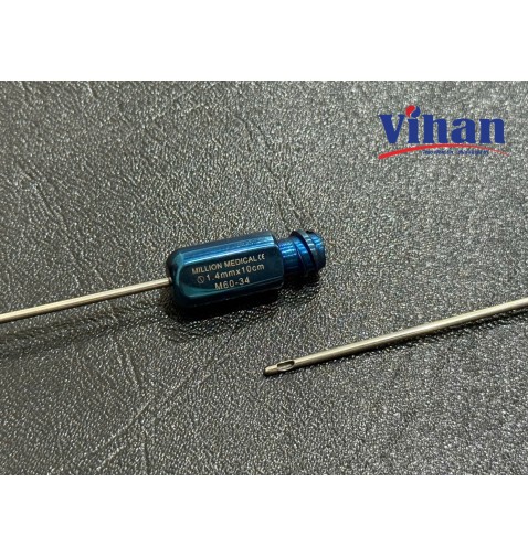 CÂY CẤY MỠ ĐẦU TÙ TRÒN 1.4MM x 10CM