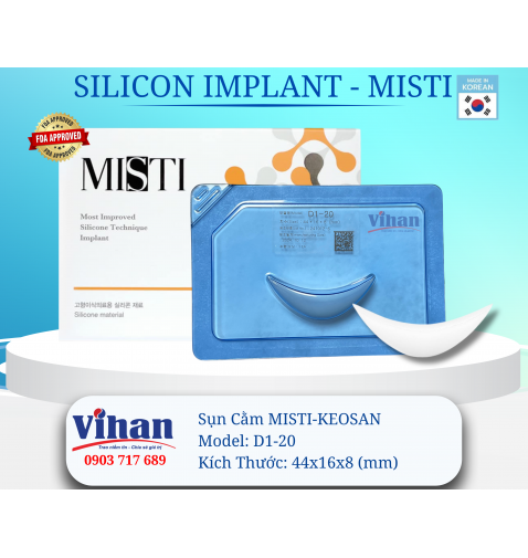 VẬT LIỆU CẤY GHÉP DÙNG TRONG VÙNG CẰM MISTI KEOSAN D1-20