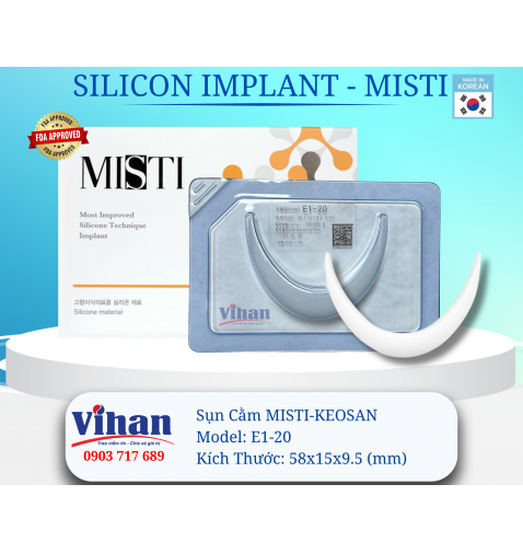 VẬT LIỆU CẤY GHÉP DÙNG TRONG VÙNG CẰM MISTI KEOSAN E1-20