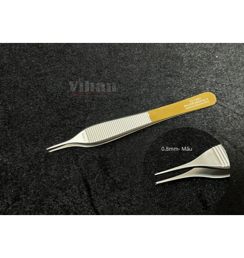 Nhíp Nỉa phẫu thuật Adson có mấu 0.8mm x 12.5cm