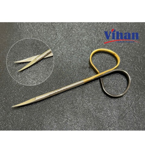 KÉO RIBBON IRIS CONG TC+SUPER CUT 10.5CM 