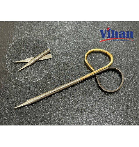 KÉO RIBBON MŨI NHỌN CONG TYPE STEVEN TENOTOMY TC+SUPER CUT 10.5CM