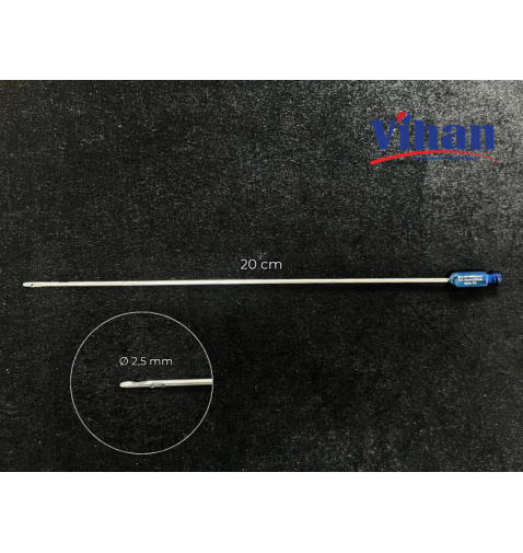 CÂY HÚT MỠ 3 LỖ 2.5MM x 20CM
