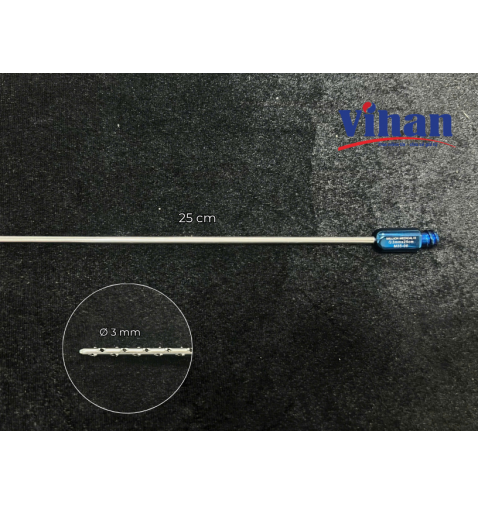 CÂY HÚT MỠ NHIỀU LỖ 3MM x 25CM