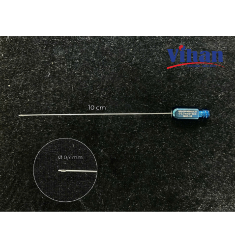 CÂY CẤY MỠ ĐẦU TÙ TRÒN 0.7MM x 10CM