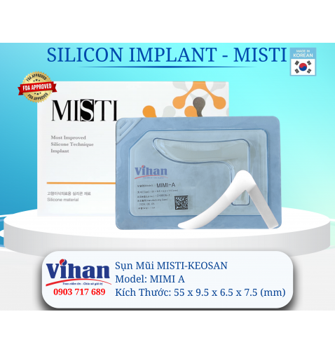 VẬT LIỆU CẤY GHÉP MŨI MISTI KEOSAN - MIMI A