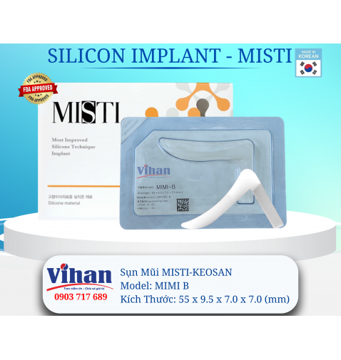 VẬT LIỆU CẤY GHÉP MŨI MISTI KEOSAN - MIMI B