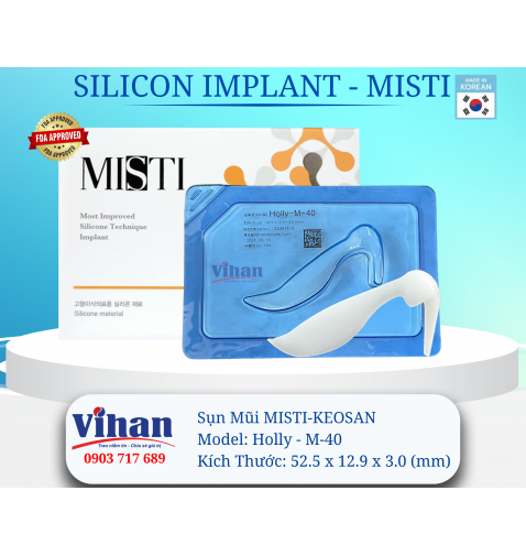 VẬT LIỆU CẤY GHÉP MŨI MISTI KEOSAN Holly-M-40
