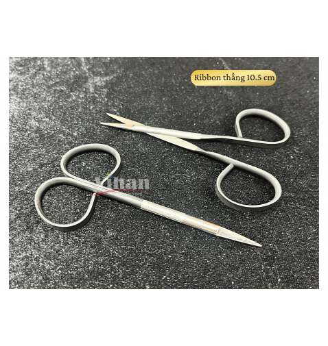 KÉO PHẪU THUẬT RIBBON THẲNG SC BLACK