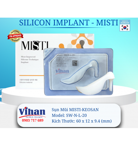 VẬT LIỆU CẤY GHÉP MŨI MISTI KEOSAN DÁNG THIÊN NGA