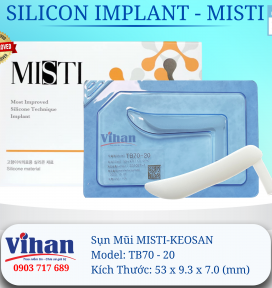 VẬT LIỆU CẤY GHÉP MŨI MISTI KEOSAN TB70-20