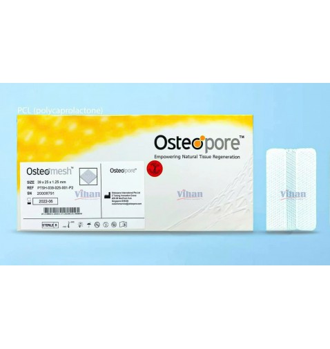 Vật Liệu Dùng Trong Cấy Ghép Nâng Mũi Osteomesh ( Osteopore ) - MADE IN SINGAPORE